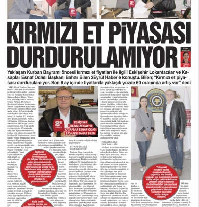 Kırmızı Et Fiyatları Durmuyor